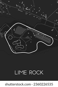 Lime Rock Park Track Karte