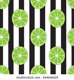 Lime seamless pattern