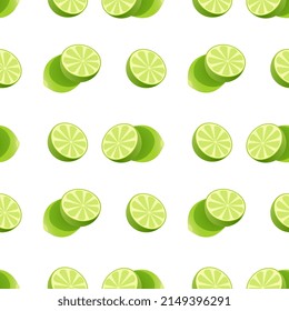 lime seamless pattern, Fruity repeat pattern on transparent background.