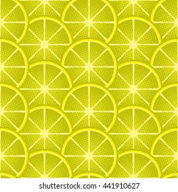lime seamless pattern vector collection