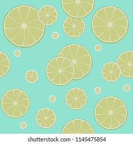 lime seamless pattern vector design