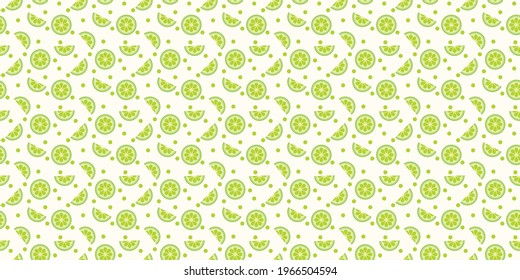 Lime seamless repeat pattern vector background, repeating wallpaper.
