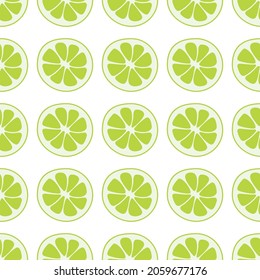 Lime seamless texture vector. Green lime pattern for print design. Summer tropical leaf vector illustration design.