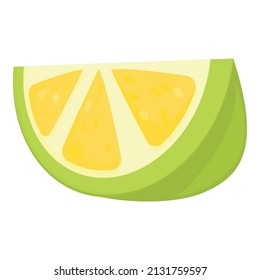 Lime Slice Icon Cartoon Vector. Tequila Alcohol. Lemon Agave