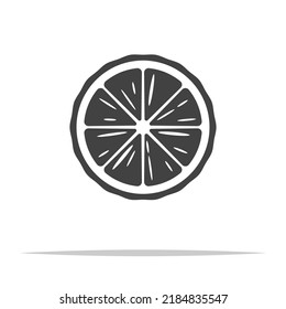 Lime Slice Icon Transparent Vector Isolated