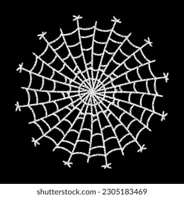 Lime style halloween wallpaper background with chalk style