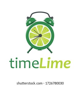 Lime Time Creative Logo Vector