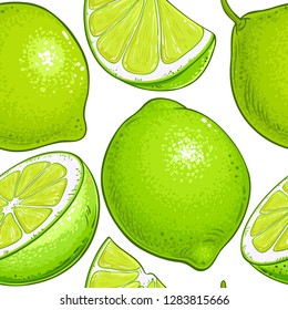 lime vector pattern