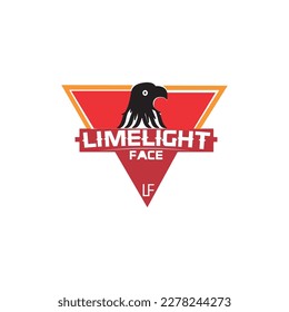 Limelight Face Eagle Logo  design