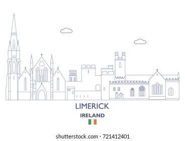 Limerick Linear City Skyline, Ireland