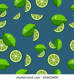 limes seamless pattern.