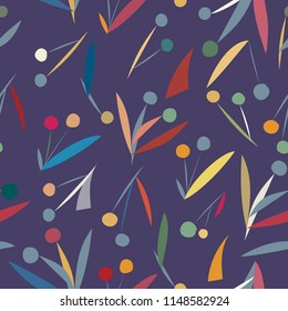 Lime-tree seeds abstract seamless pattern. Background is good for any kind of prints
