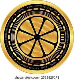 limewire-lmwr cryptocurrency illustrations on abstract background. 3d illustrations.
