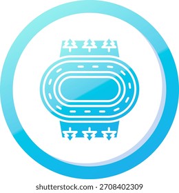 Design de Ícone de Vetor de Linha de Limite