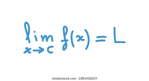 Limit notation symbol in calculus. Mathematics resources for teachers and students.