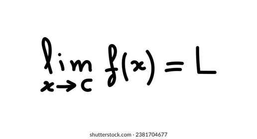 Limit notation symbol in calculus. Mathematics resources for teachers and students.