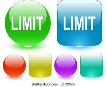 Limit. Vector interface element.