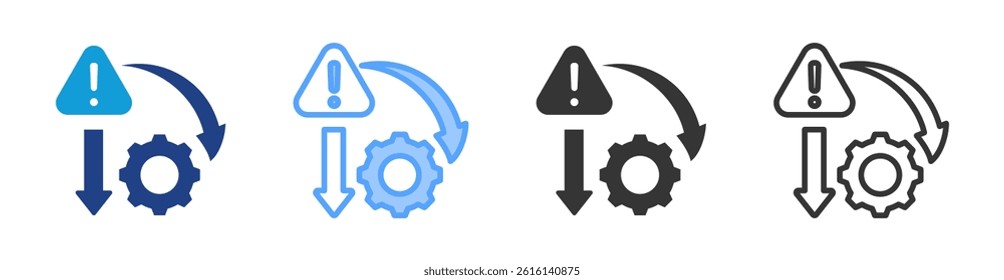 Limitation icon set multiple style collection