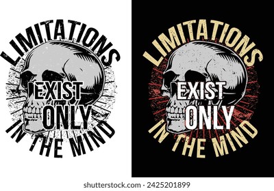 Limitaciones Existen Solo en la Mente, camiseta.