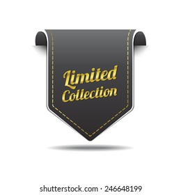 Limited Collection golden Vector Icon Design
