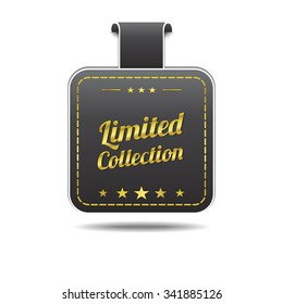 Limited Collection golden Vector Icon Design