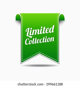 Limited Collection Green Vector Icon Design