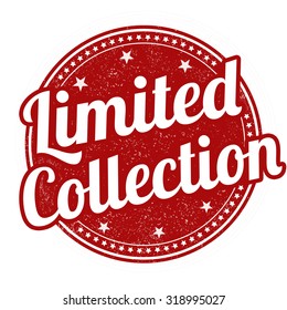 Limited Collection grunge rubber stamp on white background, vector illustration