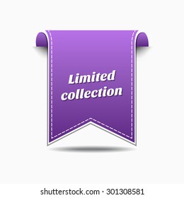 Limited Collection Violet Vector Icon Design