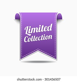 Limited Collection Violet Vector Icon Design