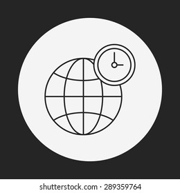 Limited delivery line icon