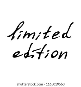 limited edition black inscriptions