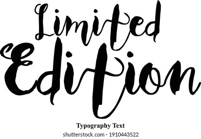 Limited Edition Bold Typography Text For Sale Banners Flyers and Templates