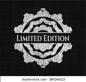Limited Edition with chalkboard texture