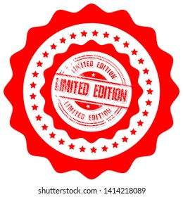 limited edition emblem. stamp with shadow.label,sticker 