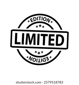 Limited Edition exclusive icon flat vector design templates