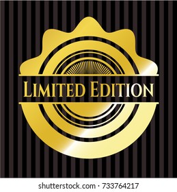 Limited Edition gold shiny emblem
