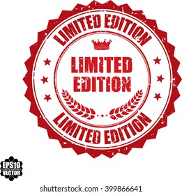Limited edition grunge stamp.Vector