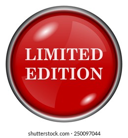 Limited edition icon. Internet button on white background. 
