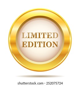 Limited edition icon. Internet button on white background. EPS10 vector. 