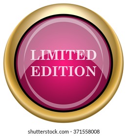 Limited edition icon. Internet button on white background. EPS10 vector.