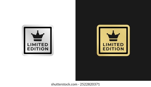 Limited edition label or Limited edition logos vector isolated. best Limited edition symbol for product packaging design element.