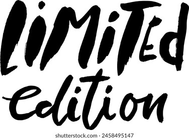 Limited Edition Modern Lettering Design.