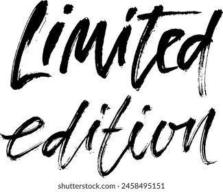 Limited Edition Modern Lettering Design.