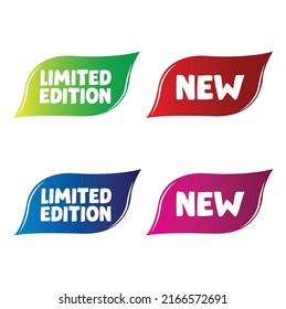 Limited Edition and New banners design template