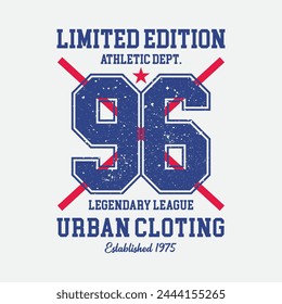 Limited Edition No 96 Urban Clothing - Tee Design For Print