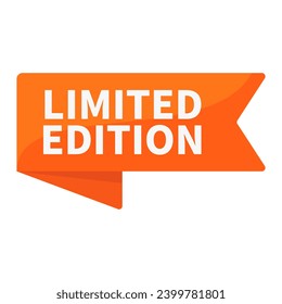 Limited Edition In Orange Ribbon Rectangle Shape For Sale Promotion Business Information Marketing Social Media
