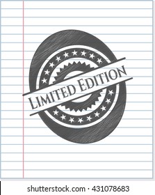 Limited Edition with pencil strokes