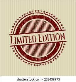 Limited Edition rubber seal