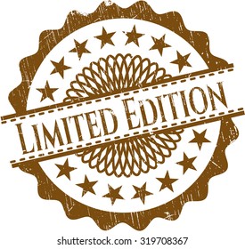 Limited Edition rubber seal