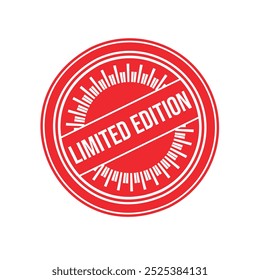 Limited edition Rubber stamp design vector 